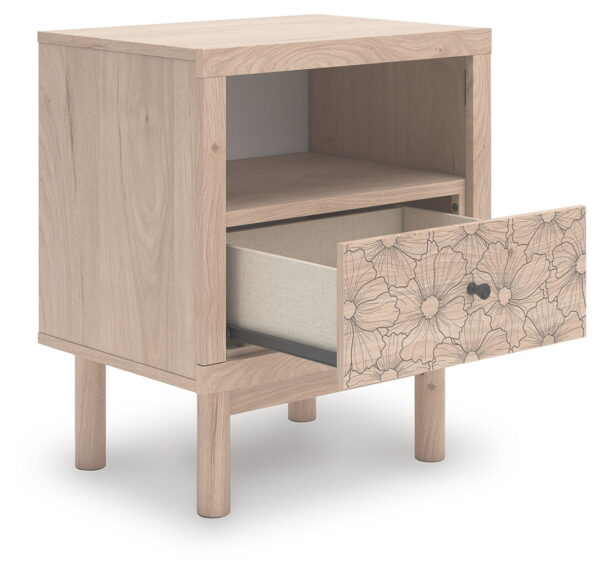 Arloster - Tan - One Drawer Night Stand - Image 3