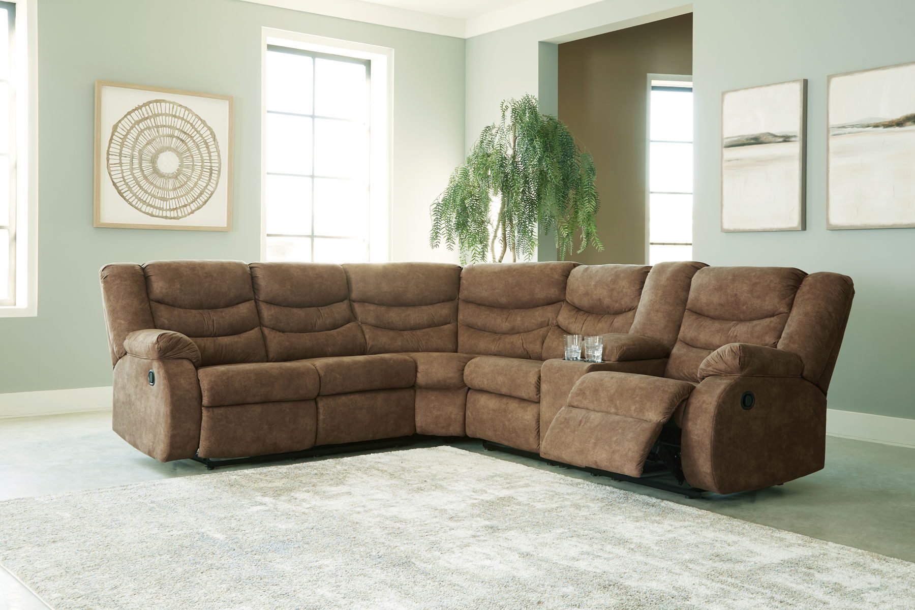 Partymate - Reclining Sectional - Image 9