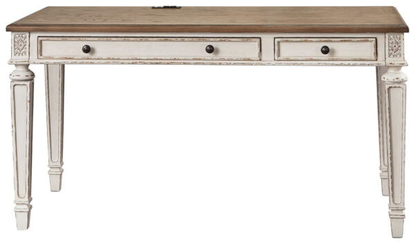 Realyn - Light Brown - Home Office Desk - Image 4