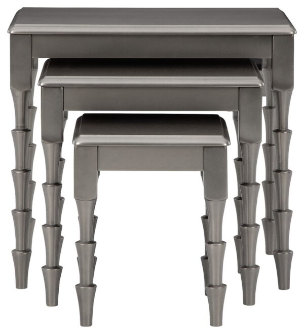 Larkendale - Metallic Gray - Accent Table Set (Set of 3) - Image 3