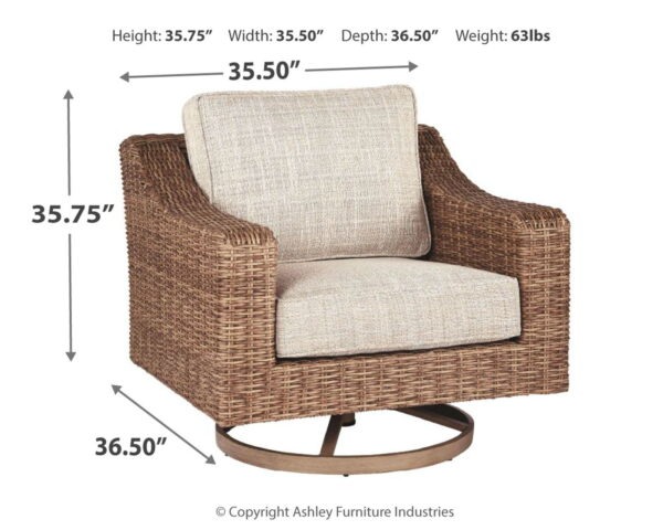 Beachcroft - Swivel Lounge Chair - Image 2