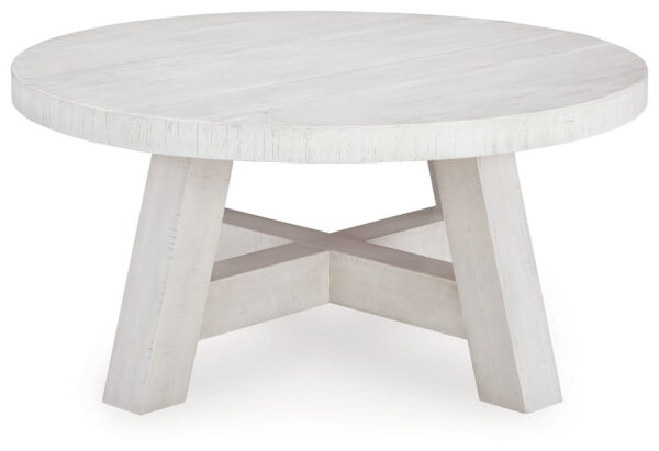 Jallison - Off White - Round Cocktail Table - Image 2