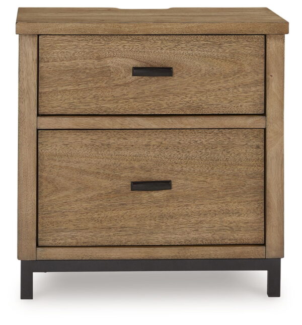 Tomtyn - Light Brown - Two Drawer Night Stand - Image 4