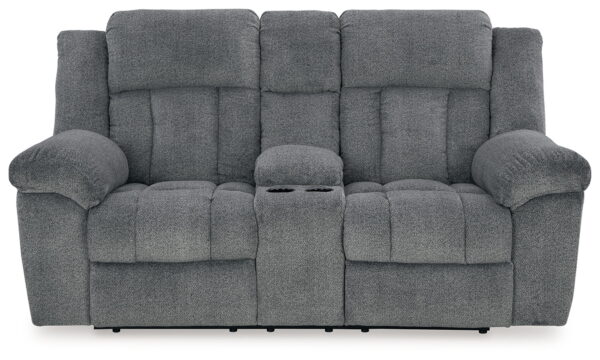 Tip-off - Power Reclining Loveseat With Console / Adj Headrest - Image 5