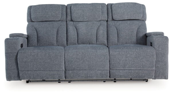 Studio Cave - Steel - Power Reclining Sofa - Image 3