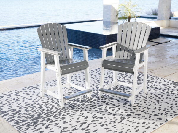 Transville - Gray / White - Barstool (Set of 2) - Image 3