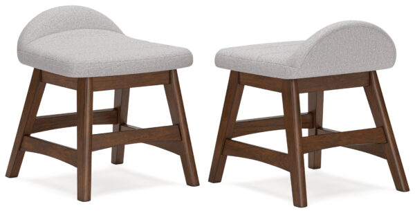 Lyncott - Light Gray / Brown - Home Office Desk Chair - Image 4