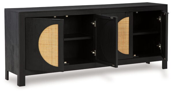 Cliffiings - Black / Natural - Accent Cabinet - Image 4