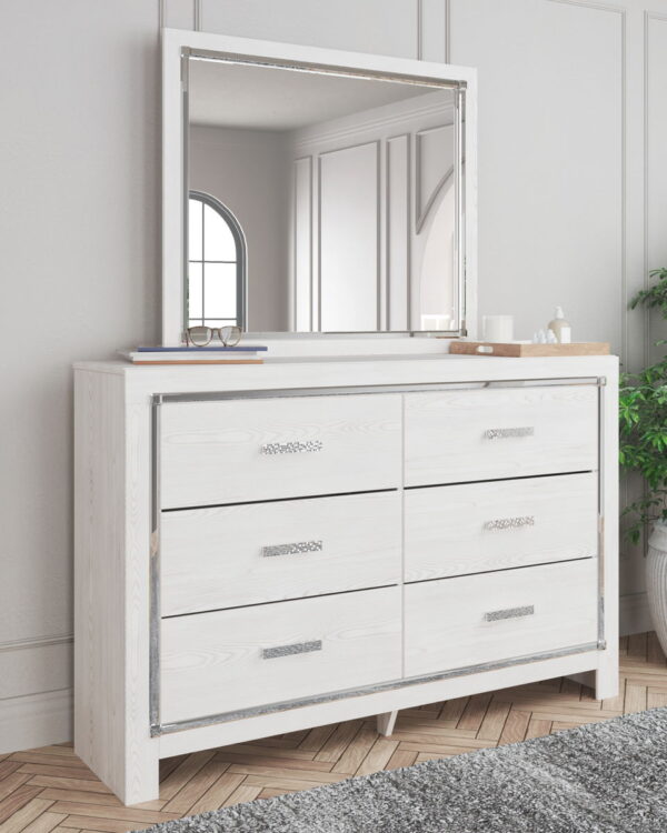 Altyra - Dresser, Mirror, Panel Bookcase Bed - Image 6
