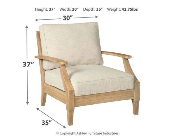 Clare View - Beige - Lounge Chair w/Cushion - Image 2