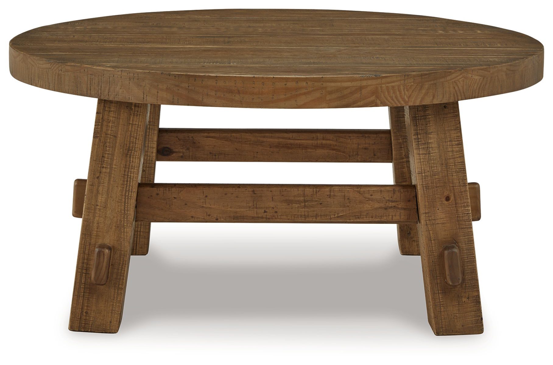 Mackifeld - Warm Brown - Round Cocktail Table - Image 3