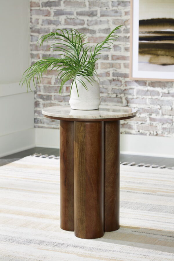 Henfield - Beige / Brown - Accent Table - Image 2