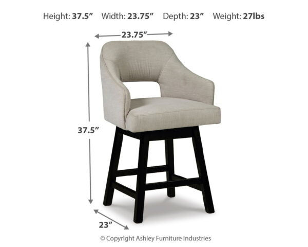 Tallenger - Upholstered Swivel Barstool (Set of 2) - Image 10