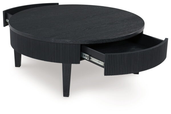 Marstream - Black - Round Cocktail Table - Image 3