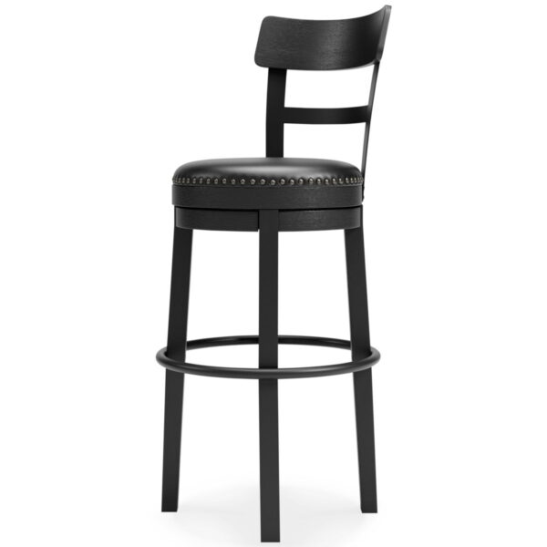 Valebeck - Tall Upholstered Swivel Barstool - Image 2