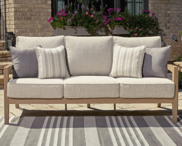 Hallow Creek - Driftwood - Sofa With Cushion - Image 2