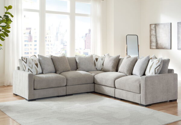 Aslan Court - Sectional With Ottoman Set - Image 5