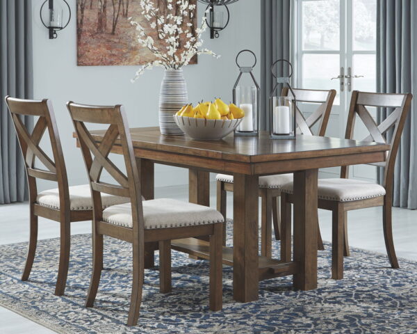 Moriville - Grayish Brown - Rectangular Dining Room Extension Table - Image 3