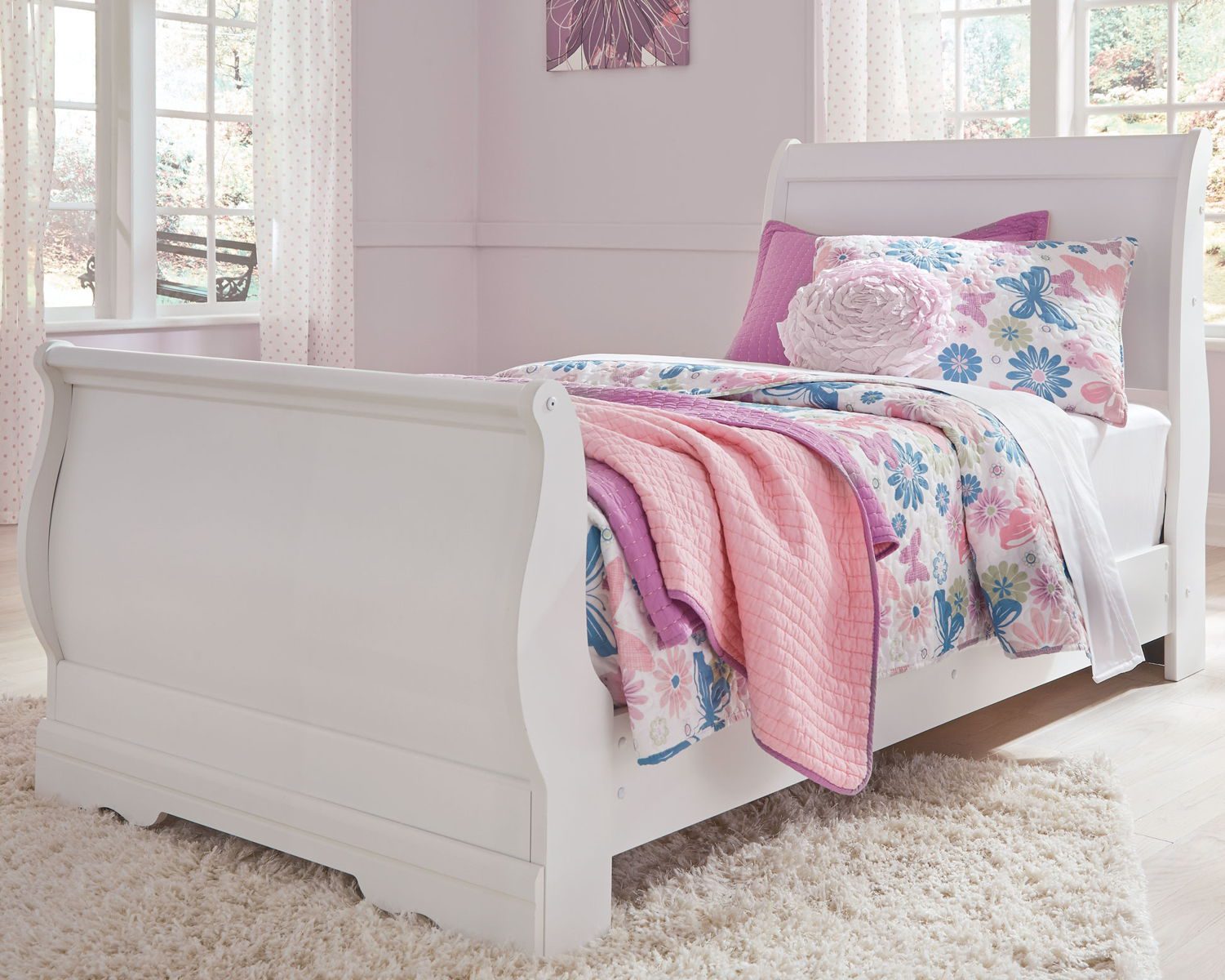 Anarasia - Kids Sleigh Bed Set - Image 6