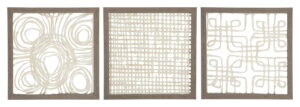 Odella - Cream / Taupe - Wall Decor Set (Set of 3)