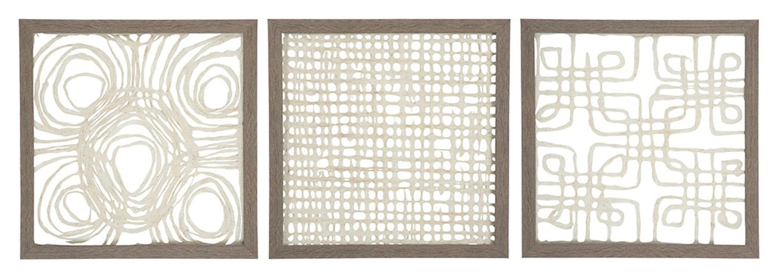 Odella - Cream / Taupe - Wall Decor Set (Set of 3)