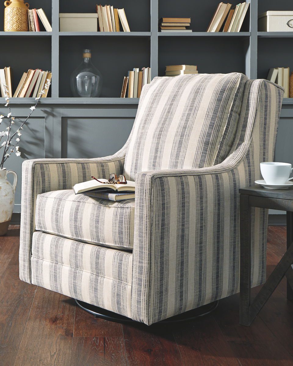 Kambria - Swivel Glider Accent Chair - Image 5