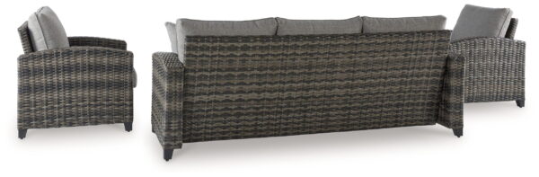Oasis Court - Gray - Sofa, Chairs, Table Set (Set of 4) - Image 4