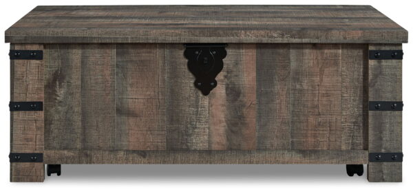 Hollum - Rustic Brown - Lift Top Cocktail Table - Image 2