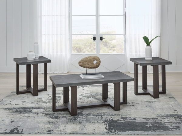 Dynnford - Gray / Brown - Occasional Table Set (Set of 3) - Image 4