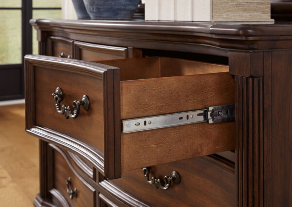 Lavinton - Brown - Dresser And Mirror - Image 3