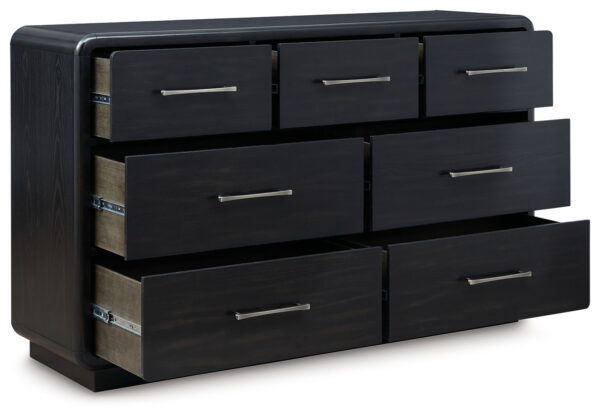 Rowanbeck - Black - Dresser - Image 4