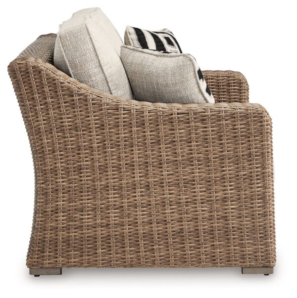 Beachcroft - Beige - Loveseat With Cushion - Image 4