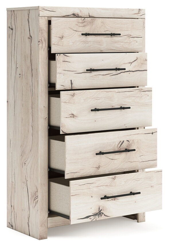 Lawroy - Light Natural - Five Drawer Chest - Image 3