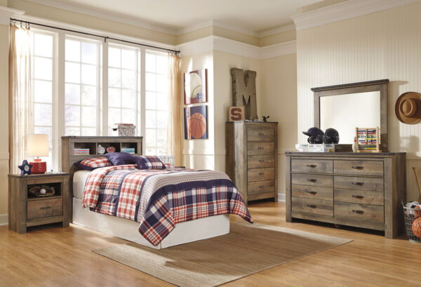 Trinell - Youth Bookcase Headboard - Image 2