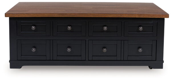 Wildenauer - Brown / Black - Lift Top Cocktail Table - Image 4
