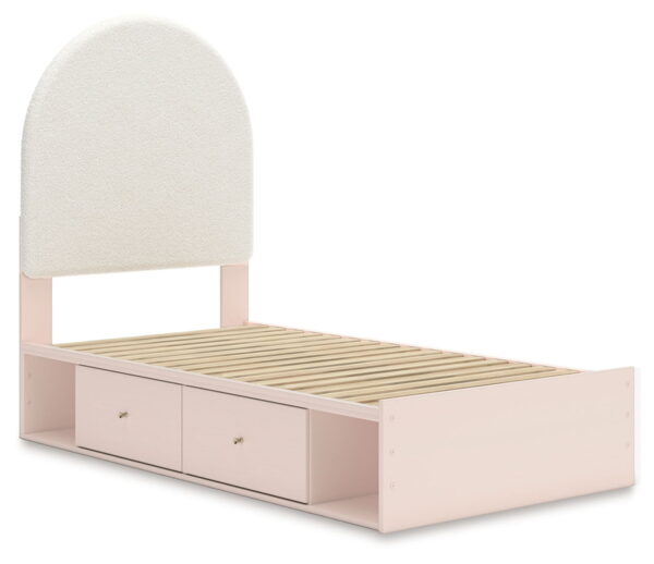 Wistenpine - Upholstered Panel Bed With Storage - Image 5