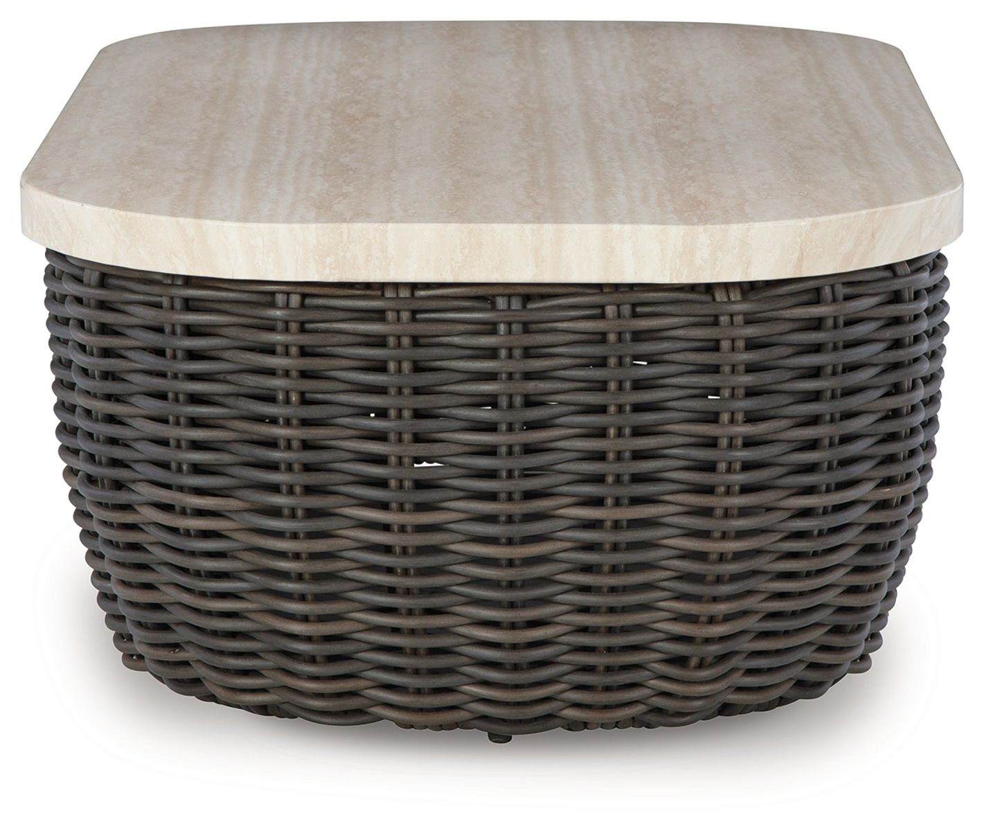 Kimora - Beige / Dark Brown - Rectangular Cocktail Table - Image 4