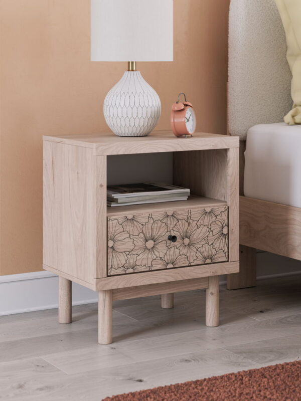 Arloster - Tan - One Drawer Night Stand - Image 4