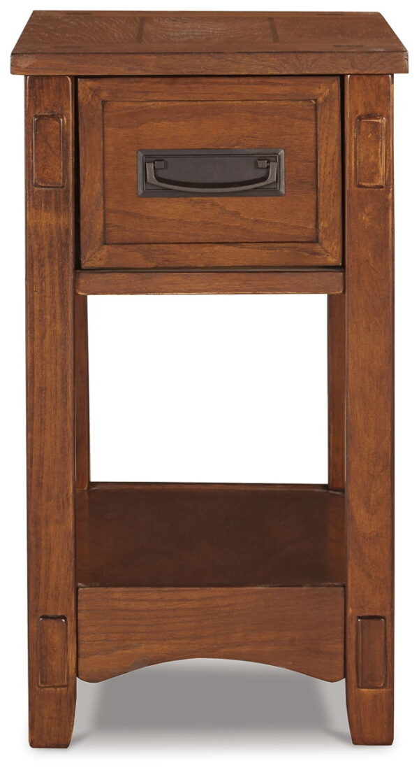 Breegin - Brown - Chair Side End Table - 1 Drawer - Image 4