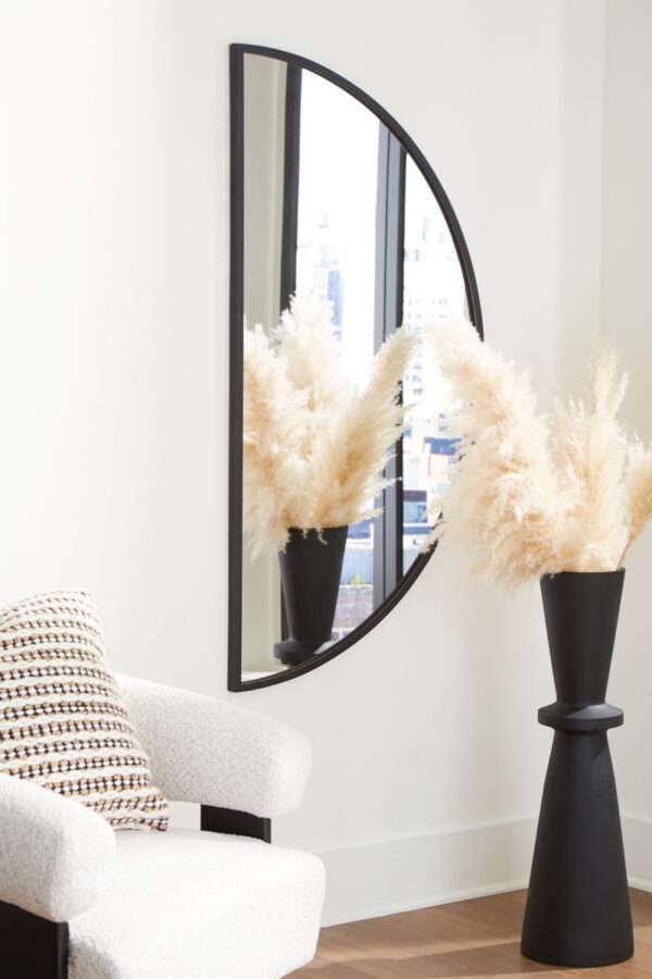 Denlow - Black - Accent Mirror - Image 2