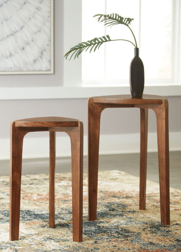 Brynnleigh - Medium Brown - Accent Table Set (Set of 2) - Image 2