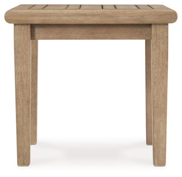 Carter Hall - Beige - Square End Table - Image 3