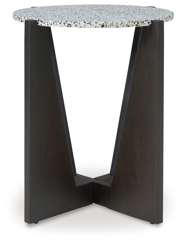 Tellrich - Black / White - Accent Table - Image 3