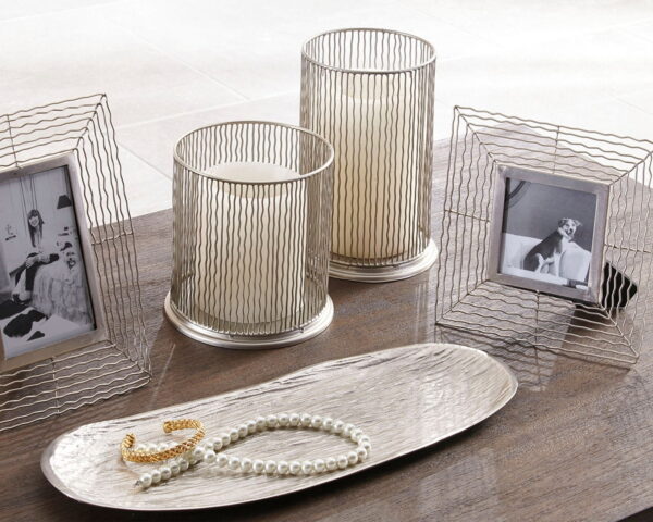 Dympna - Silver Finish - Accessory Set (Set of 5) - Image 2