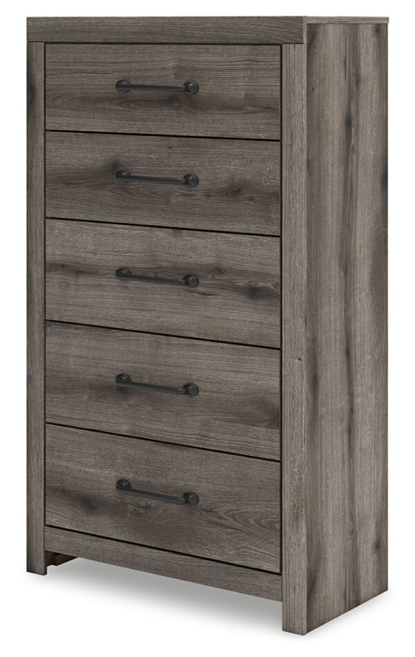 Graystorm - Brown Gray - Five Drawer Chest - Image 2