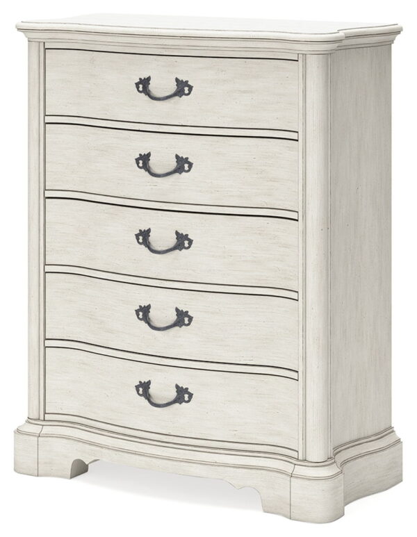 Arlendyne - Antique White - Five Drawer Chest - Image 3