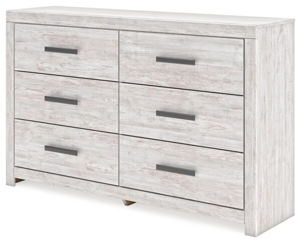 Cayboni - Whitewash - Six Drawer Dresser - Image 2