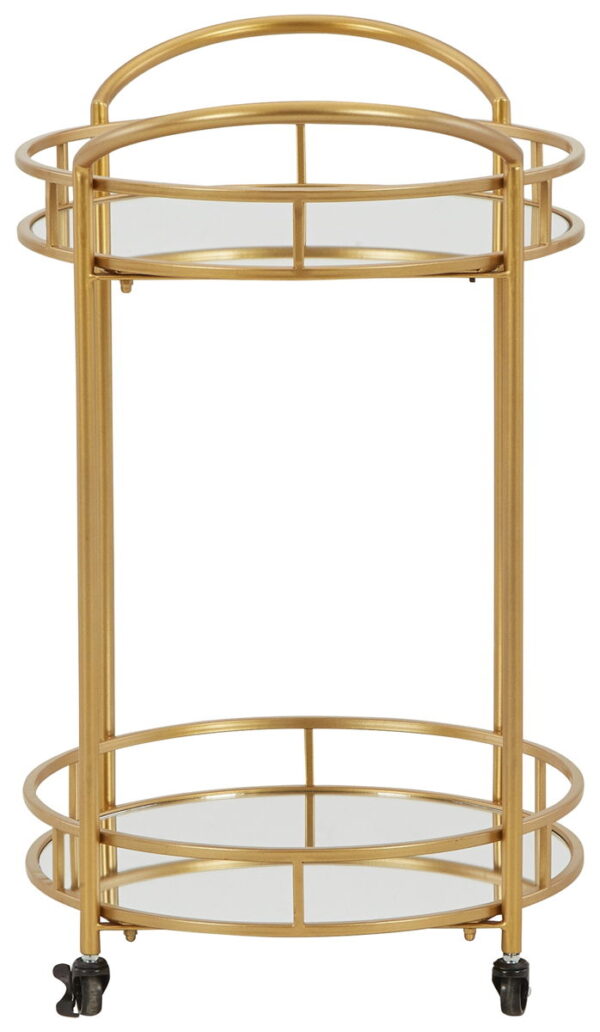 Wynora - Gold - Bar Cart - Image 4