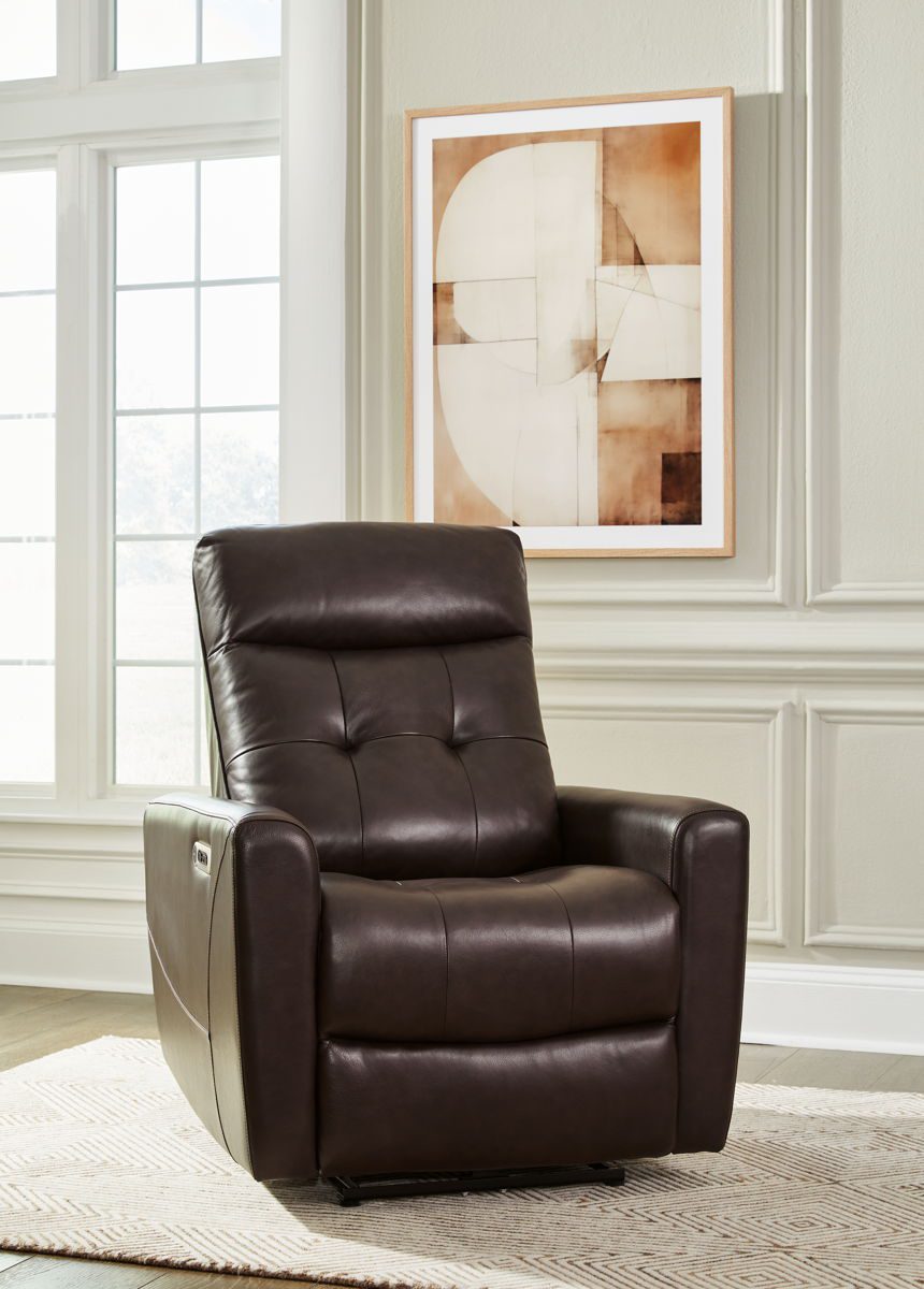 Pisgham - Power Recliner With Adj Headrest - Image 2