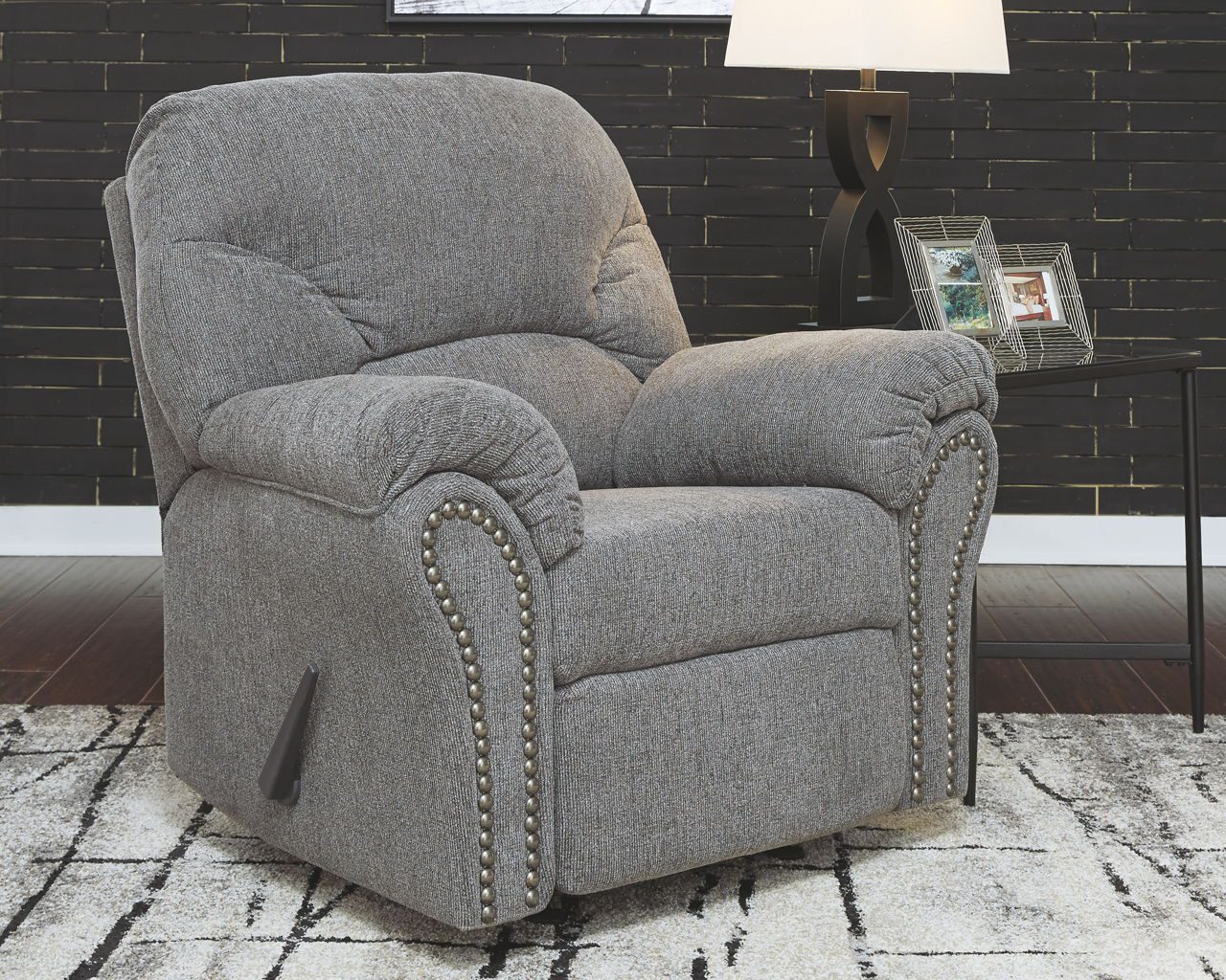 Allmaxx - Pewter - Rocker Recliner - Image 3